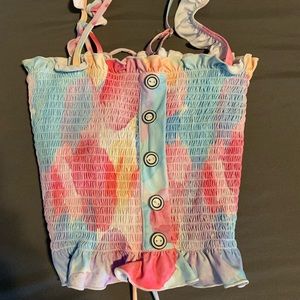 Rad Swim Becky Smocked Small Top